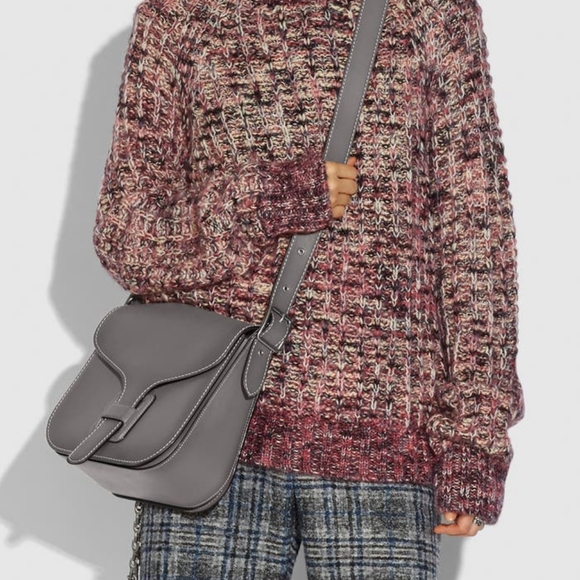 💕SOLD💕 Coach 1941 courier crossbody Heather grey - Picture 2 of 12